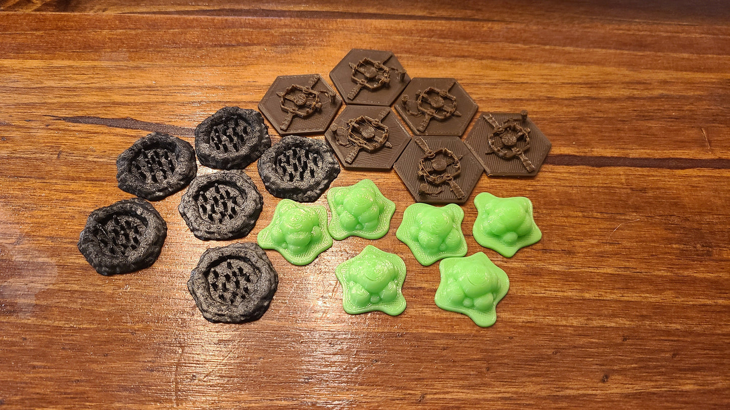 Gloomhaven 3D Game Pieces and Scenery - Complete Set