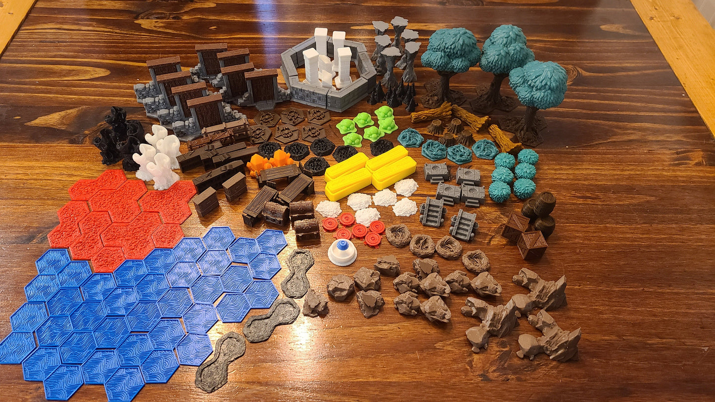 Gloomhaven 3D Game Pieces and Scenery - Complete Set