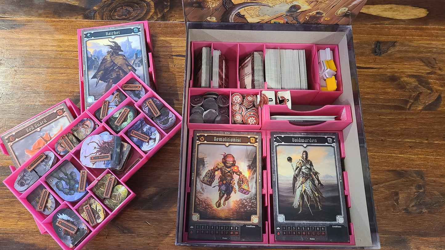 Gloomhaven Jaws of the Lion Organizer Inserts -Digital Download STL files only