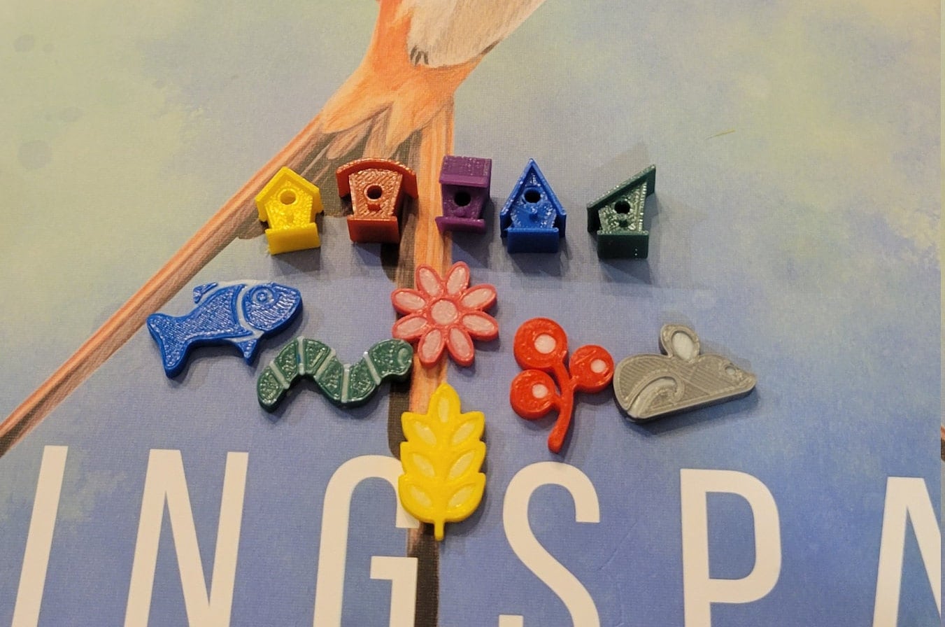 Wingspan Food and Action Cube Upgrades! (Includes Expansions)