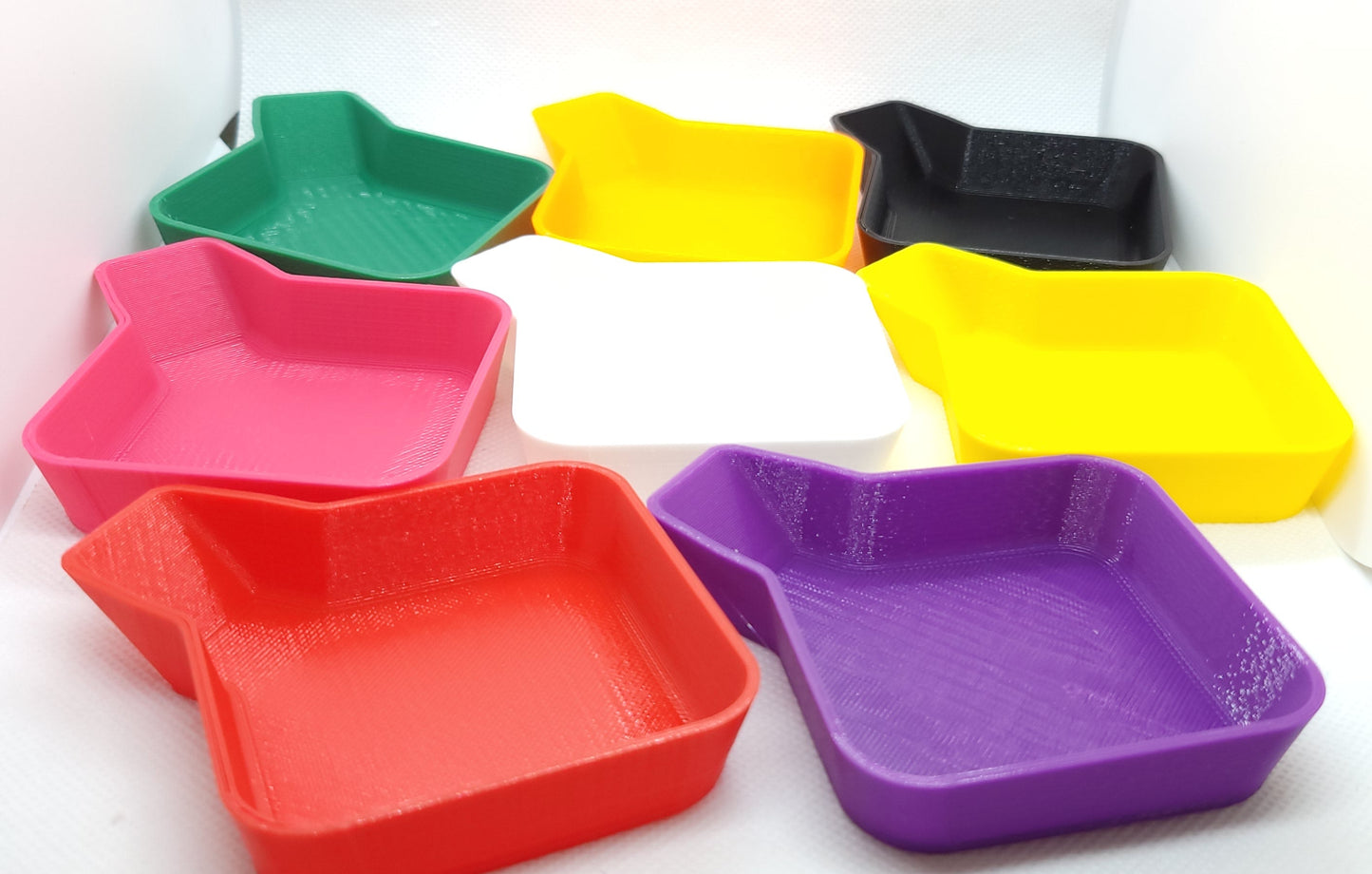 Universal Game Piece Holder and Token Trays