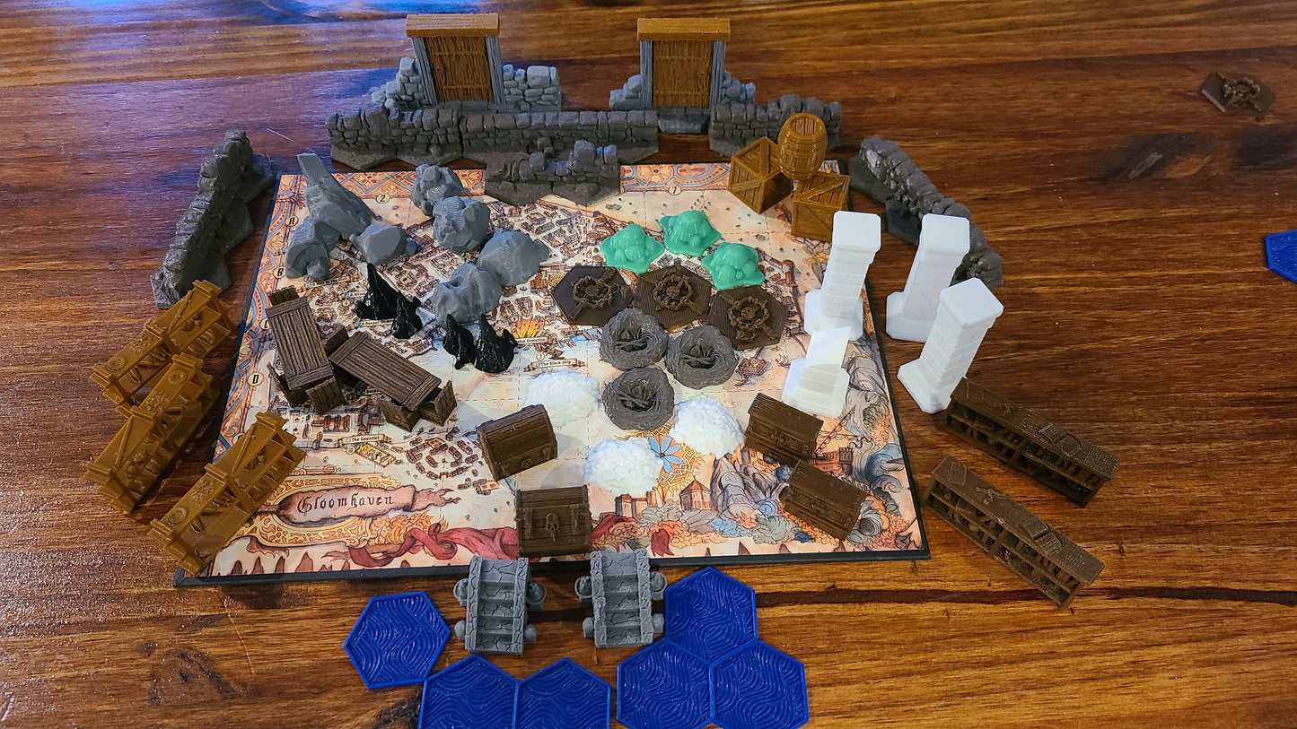 Gloomhaven Jaws of the Lion 3D Game Pieces