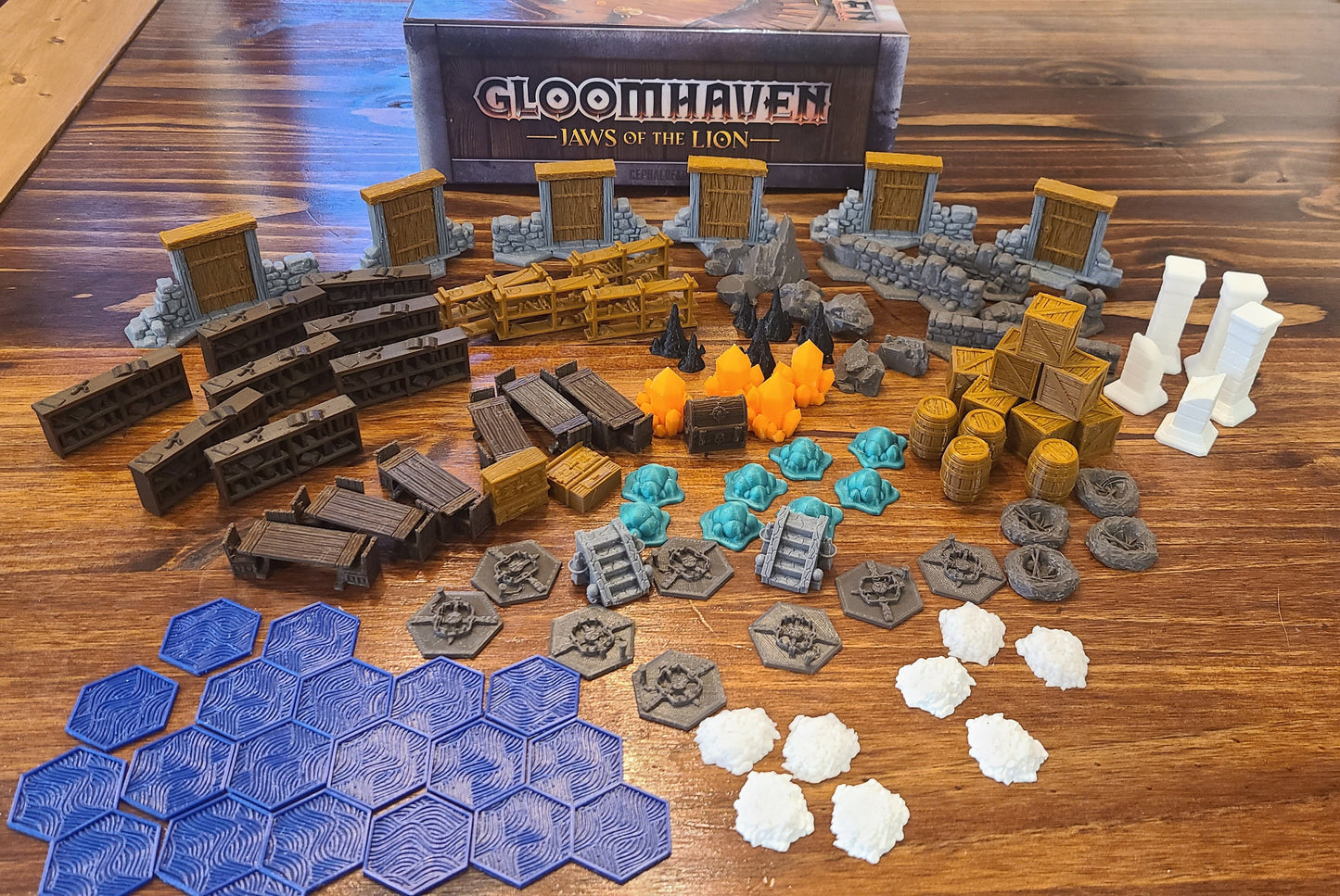Gloomhaven Jaws of the Lion 3D Game Pieces