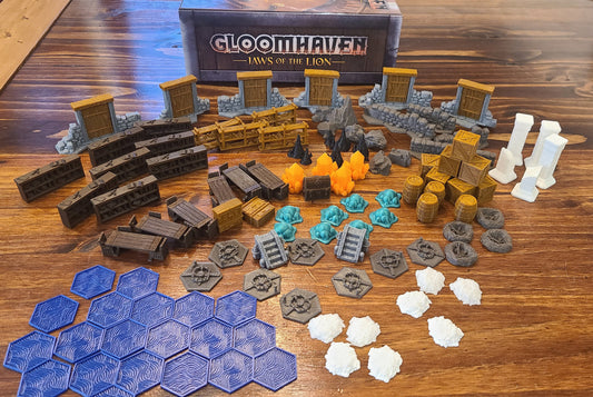 Gloomhaven Jaws of the Lion 3D Game Pieces