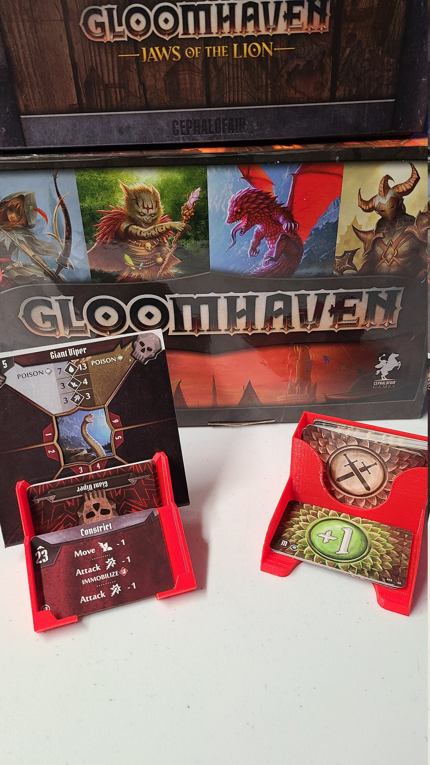 Gloomhaven Monster Card Holders/Organizers