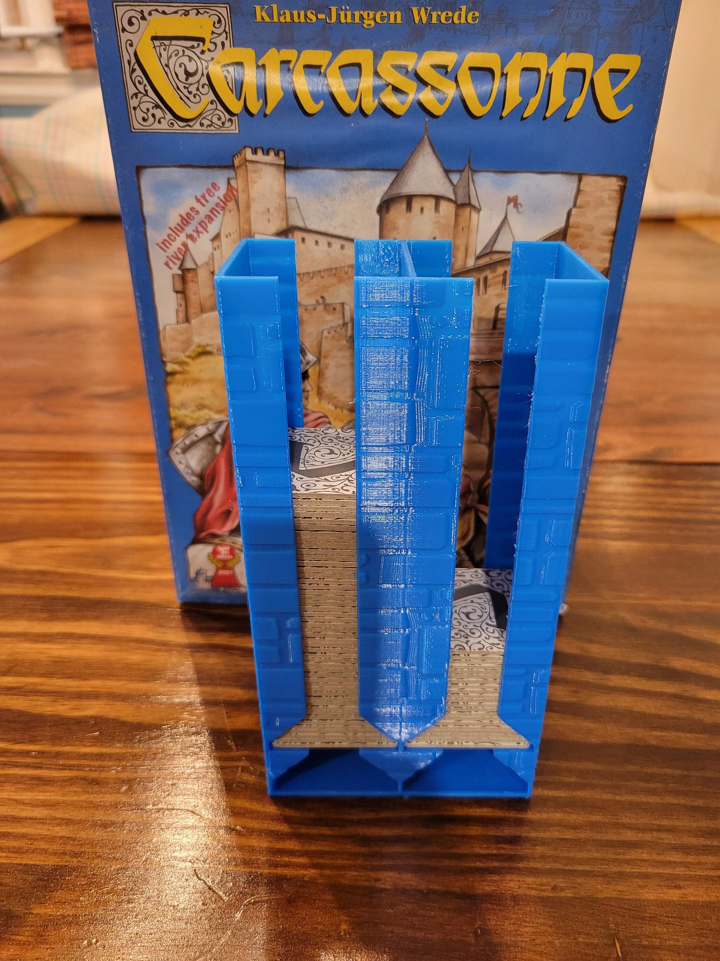 Carcassonne Tile Holder and Dispenser