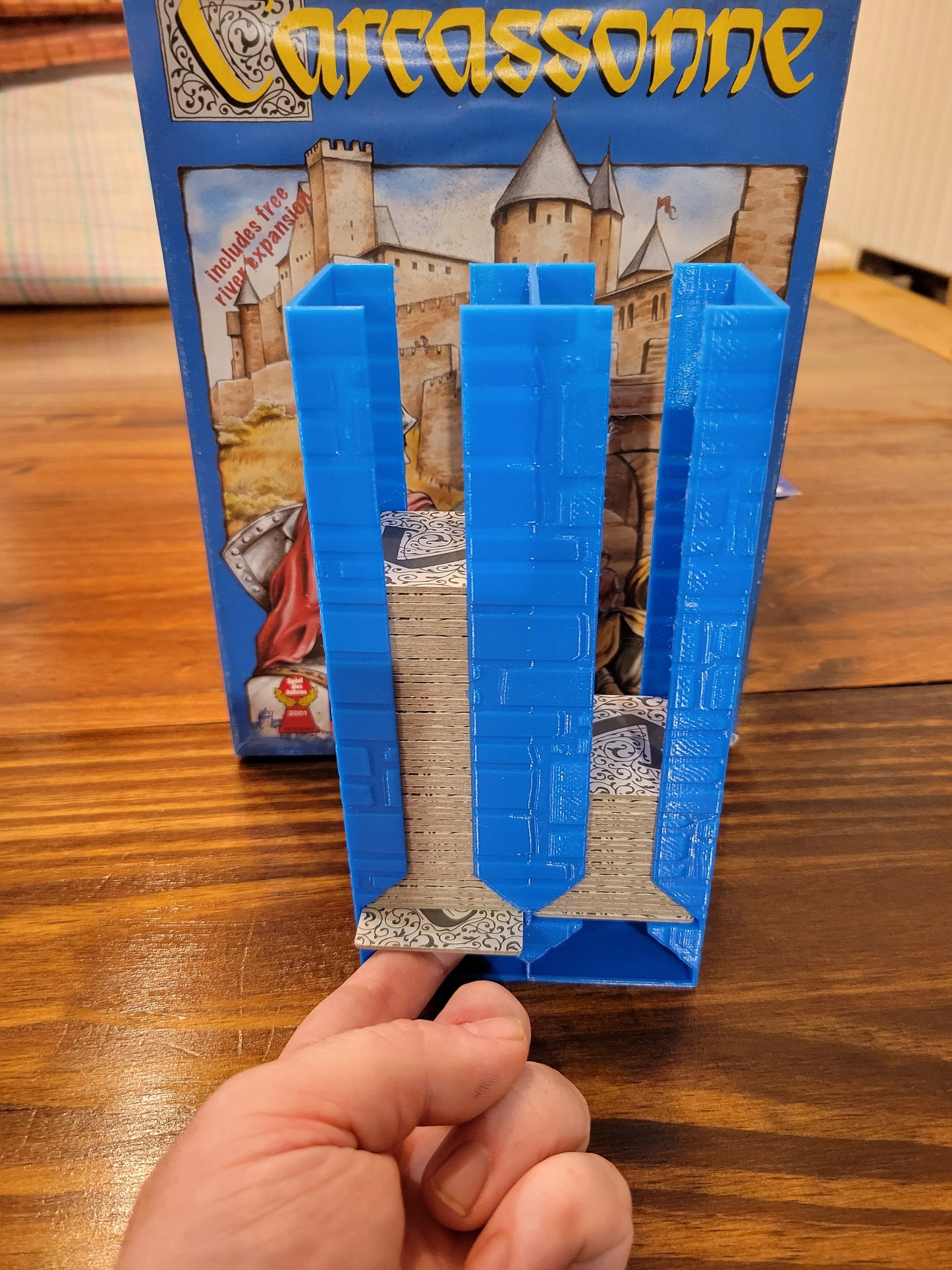 Carcassonne Tile Holder and Dispenser
