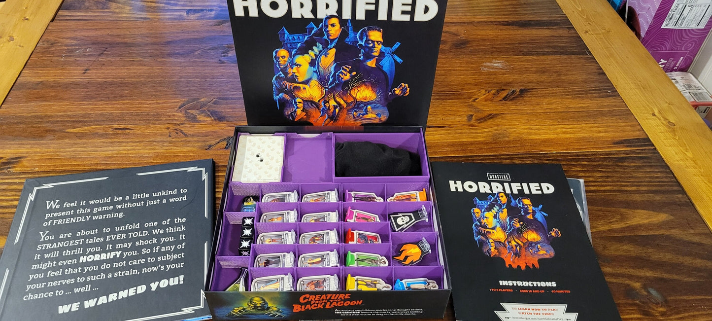 Horrified Universal Monsters Organizer Inserts