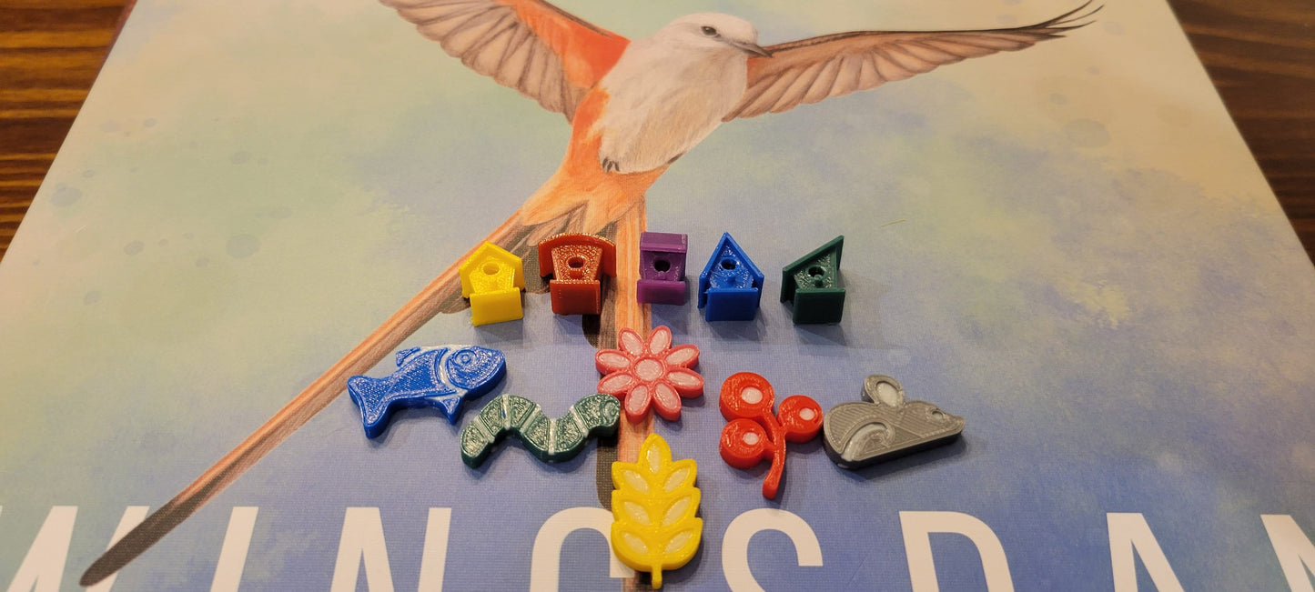 Wingspan Food and Action Cube Upgrades! (Includes Expansions)