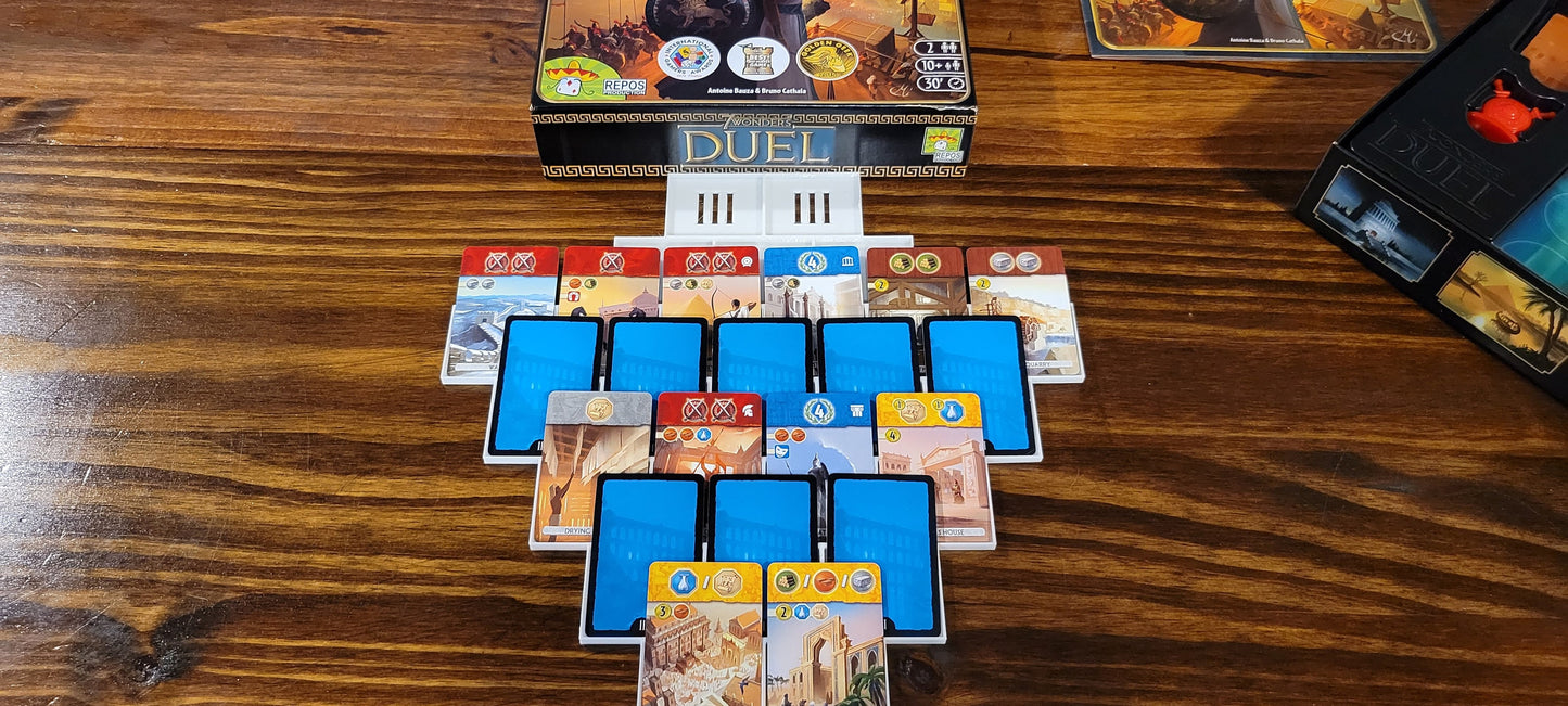 7 Wonders Duel Game Board/Card Holder