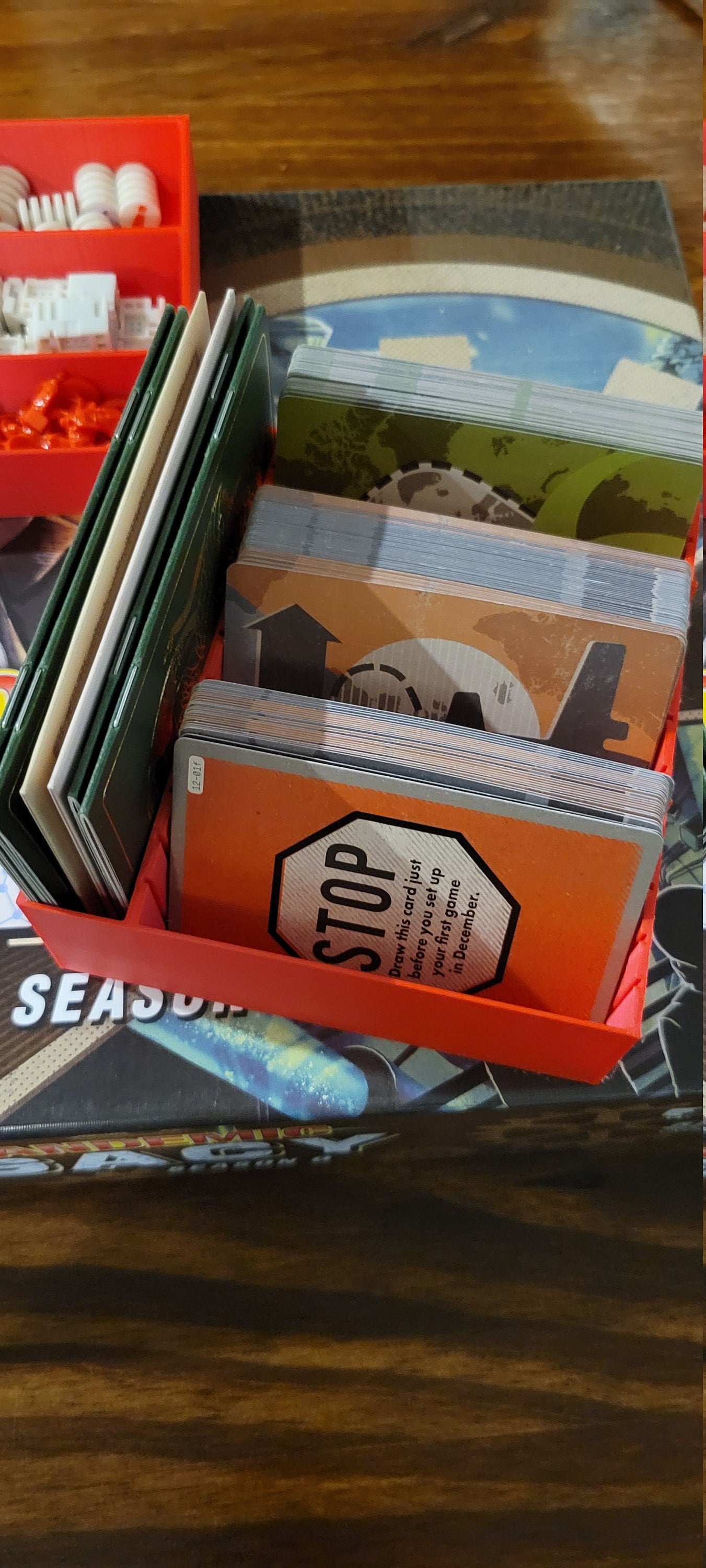 Pandemic Legacy Season 0 Inserts/Organizers - STL files digital download