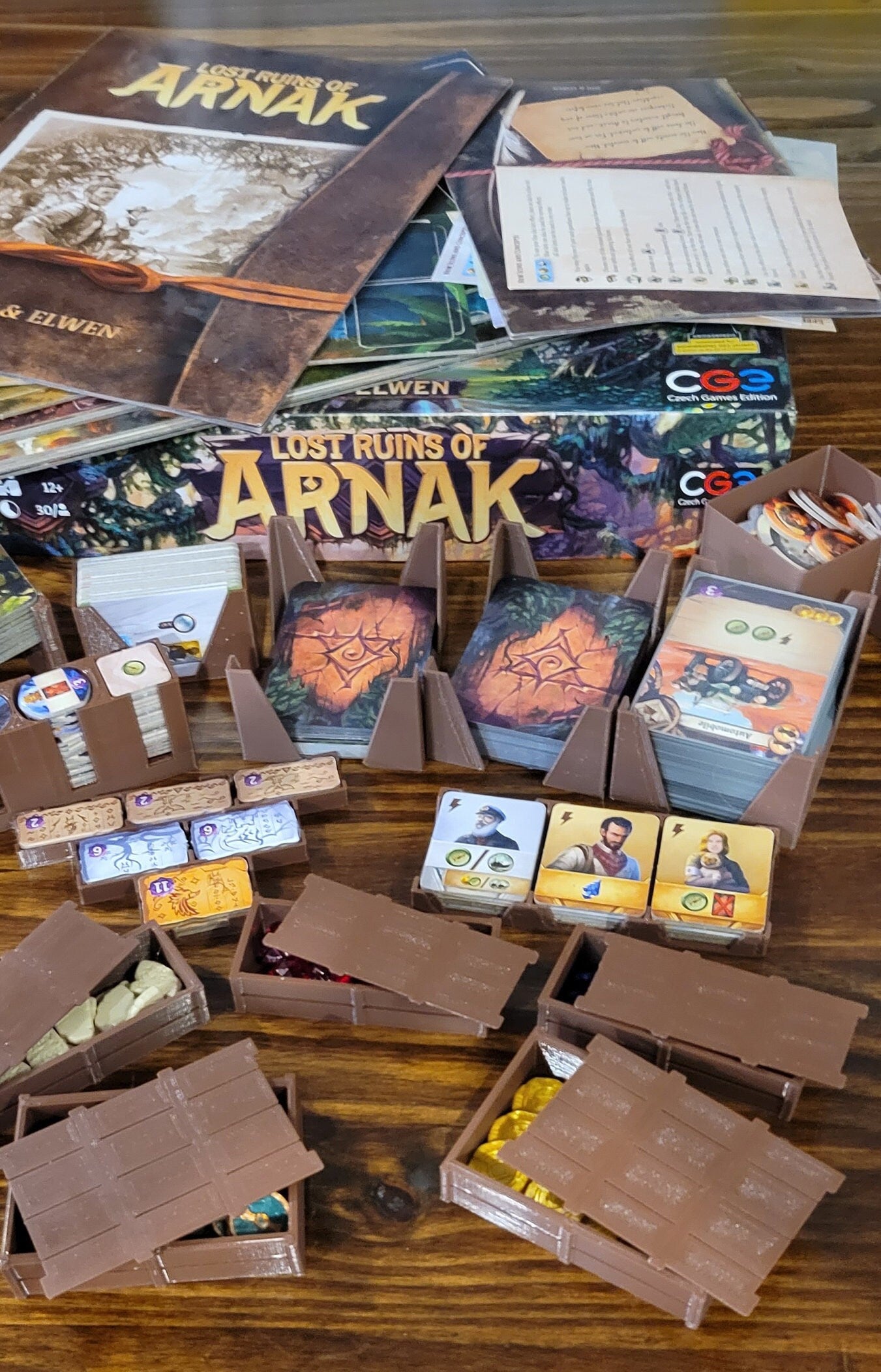 Lost Ruins of Arnak Organizer + Expansions Organizer/Functional Inserts