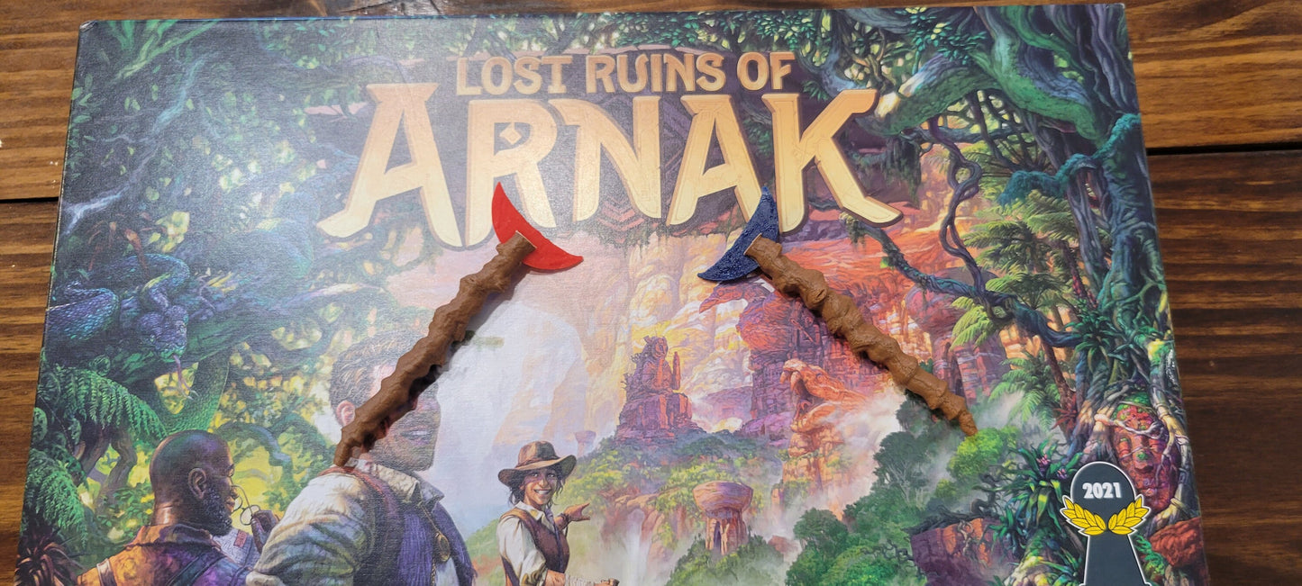 Lost Ruins of Arnak Add-Ons - coins/compasses/staff/clock/crates