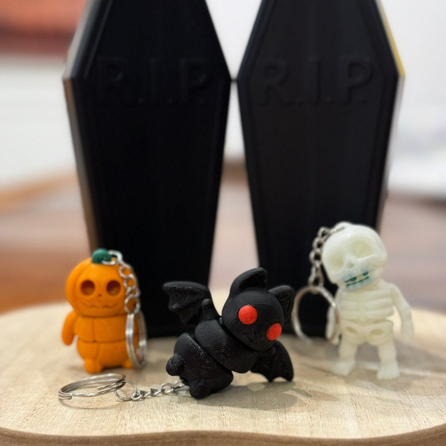 Halloween Gory Leg Key Chain