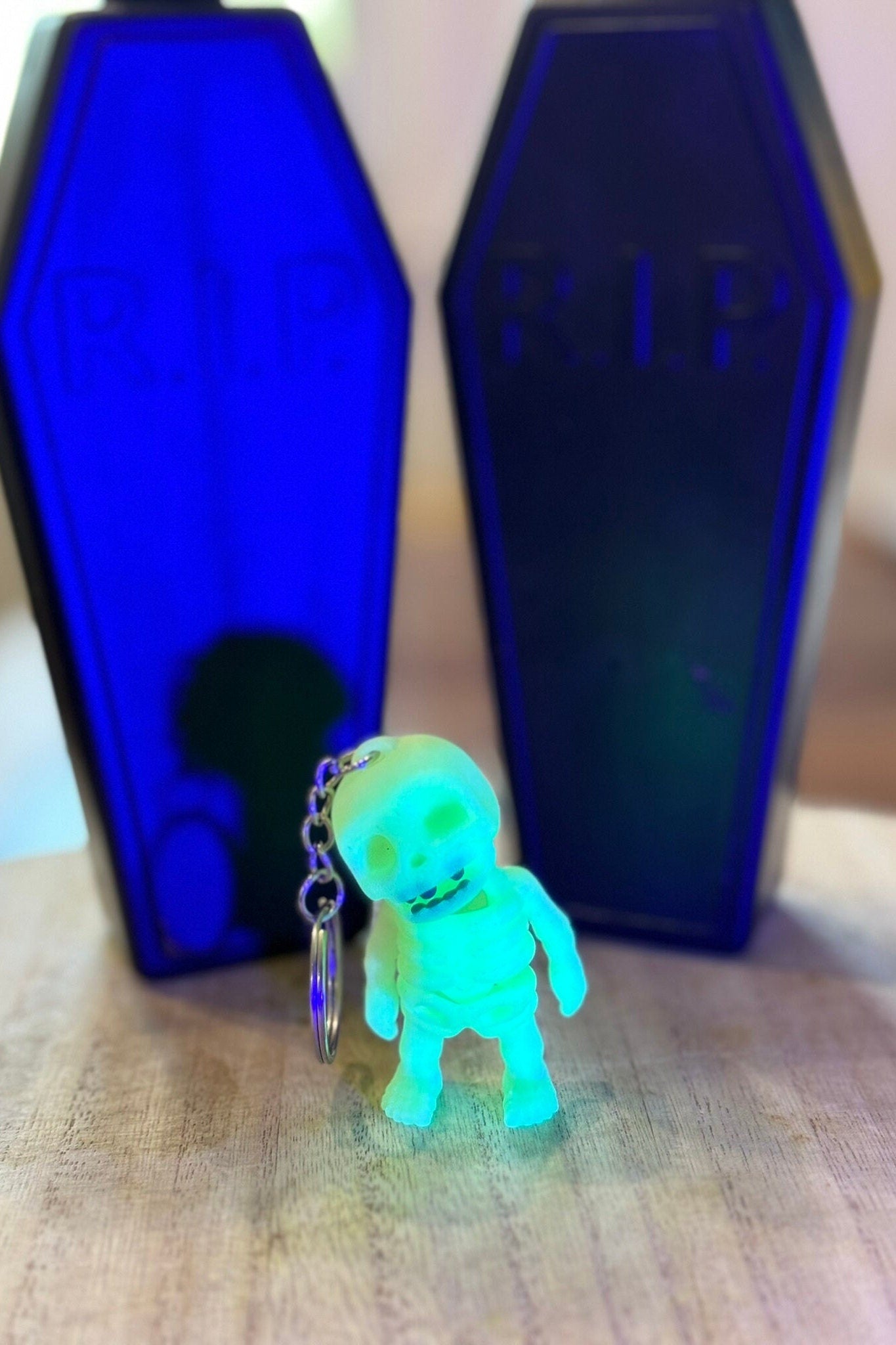 Halloween Gory Leg Key Chain