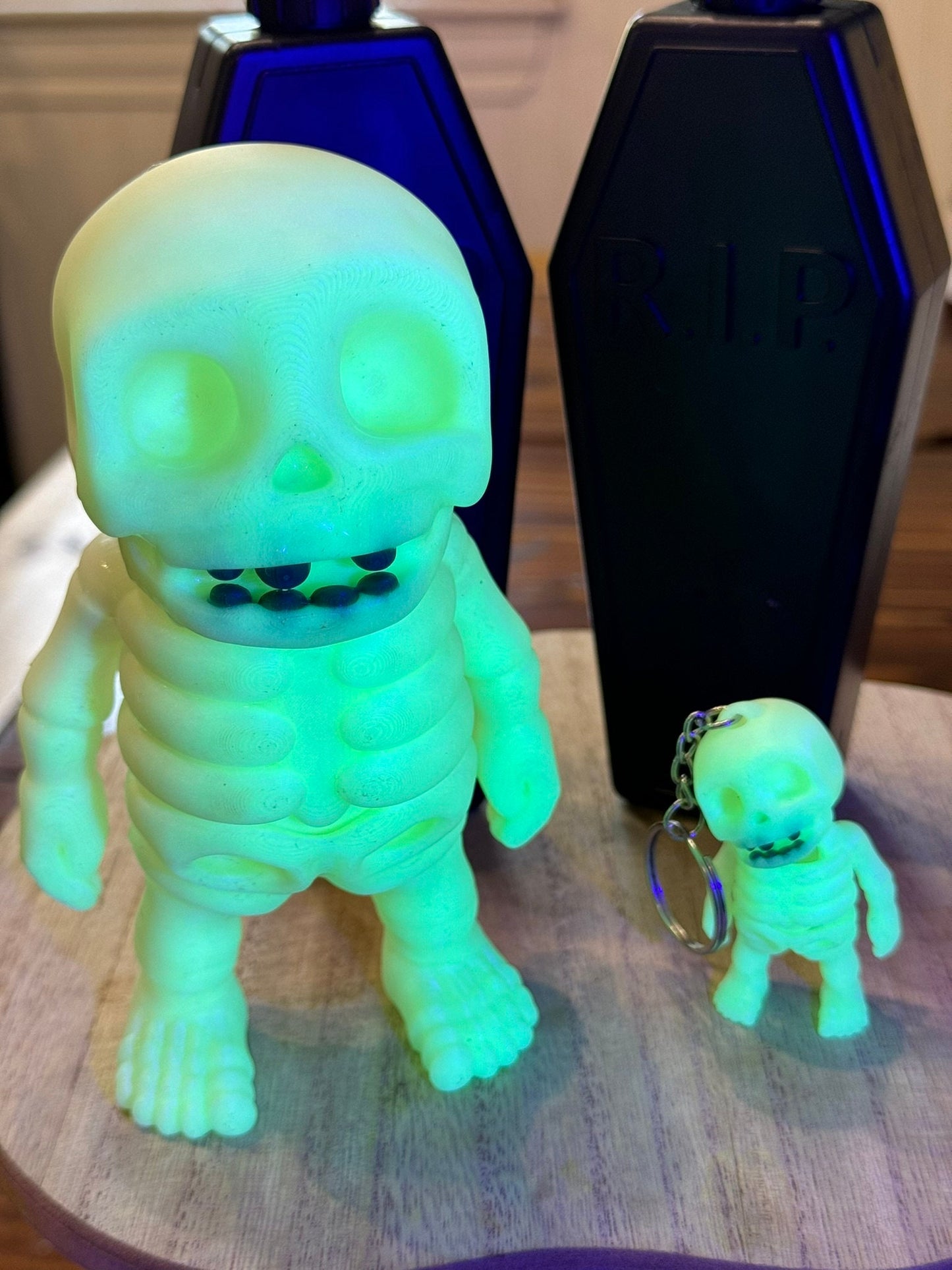 Halloween Gory Leg Key Chain